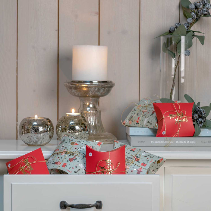 Bright Jolly Holiday Gift Boxes