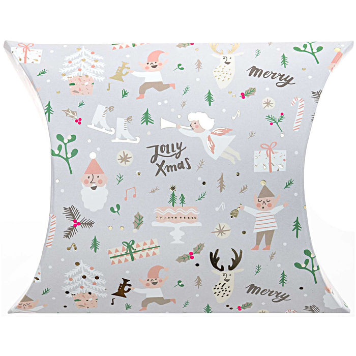 Pastel Jolly Holiday Gift Boxes