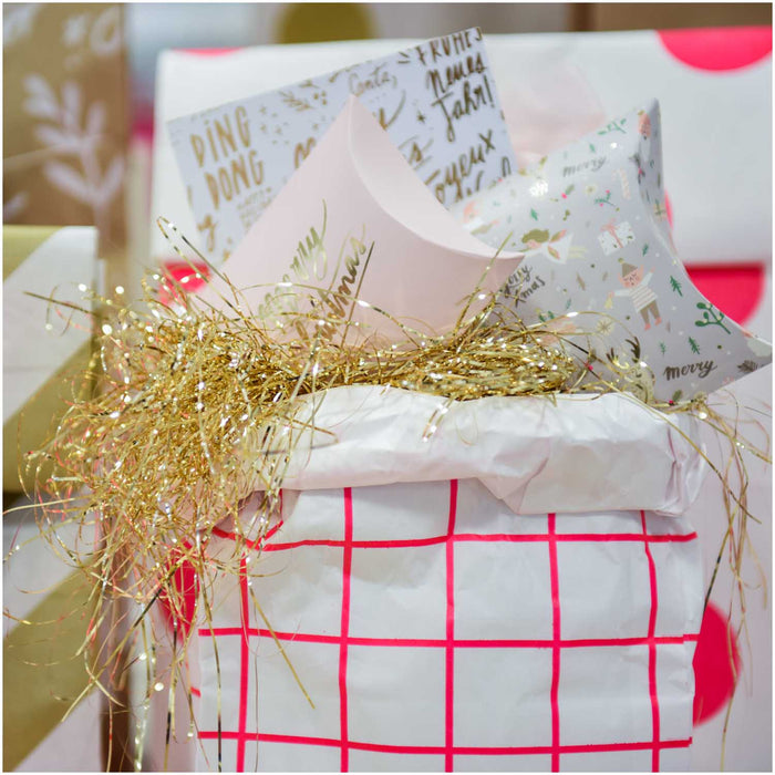 Pastel Jolly Holiday Gift Boxes