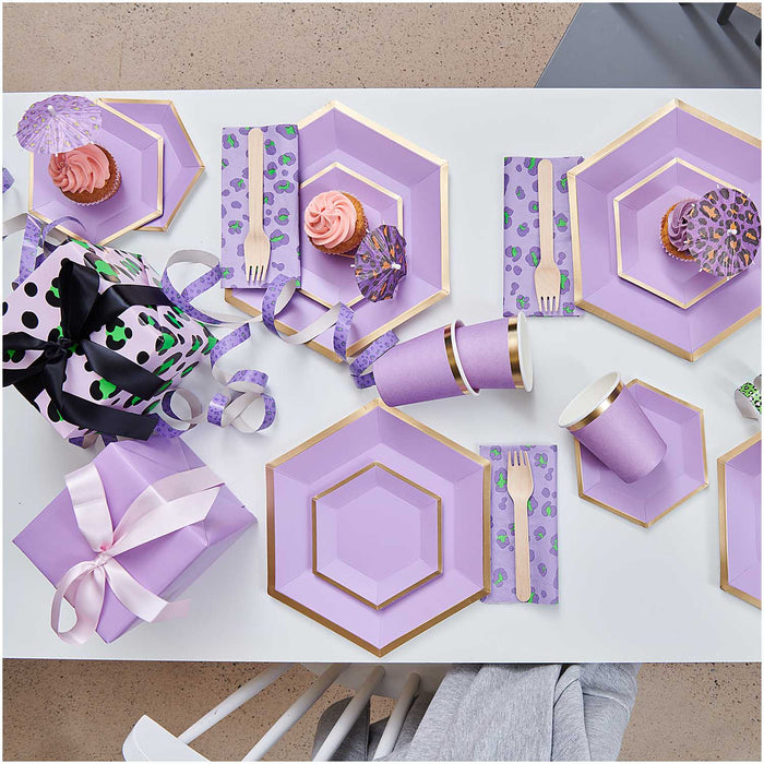Lilac Dessert Paper Plates