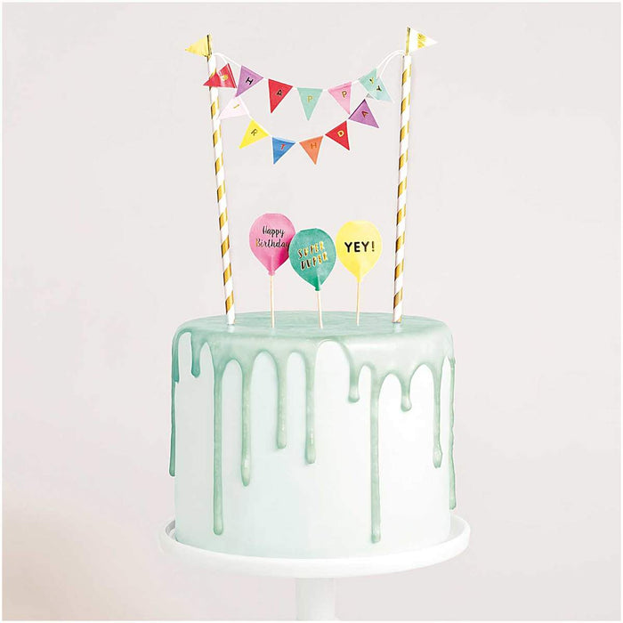 DIY Birthday Cake Topper