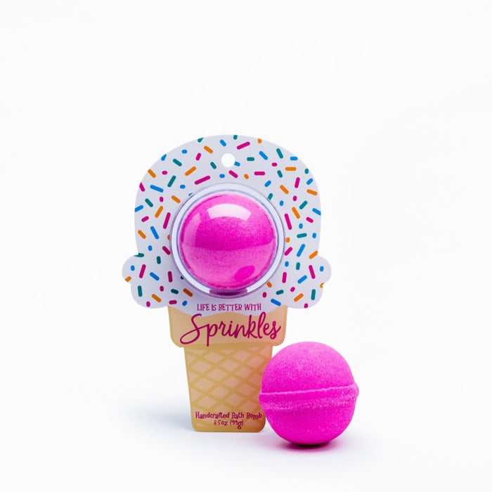 Life is Better with Sprinkles Ice Cream Bath Bomb