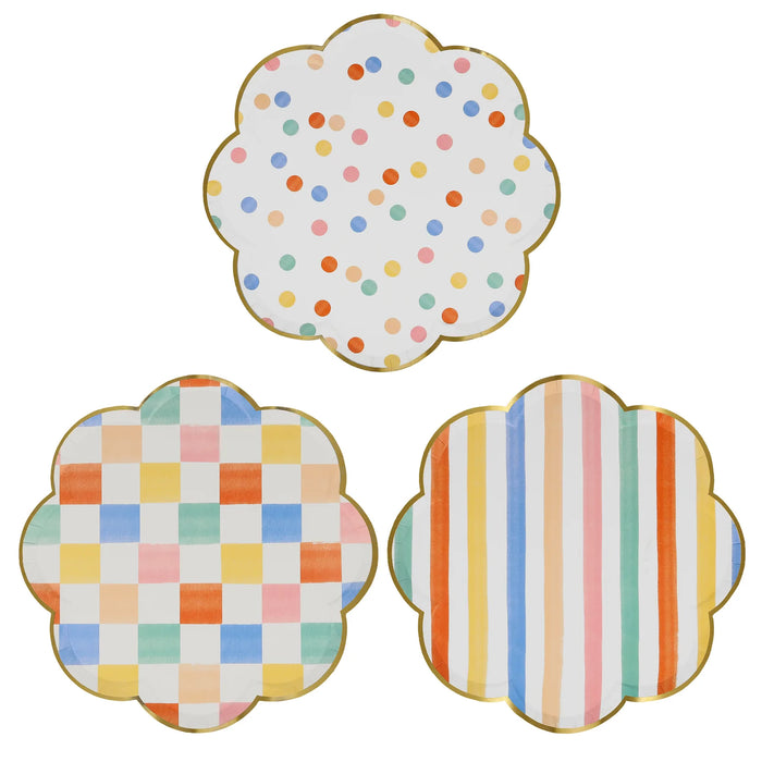 Colourful Pattern Side Plates