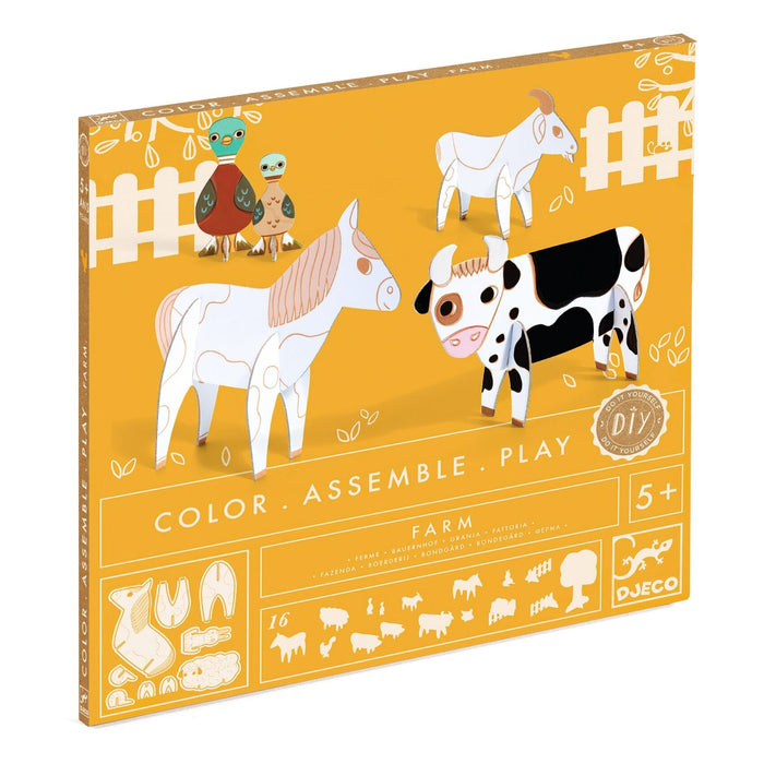 Farm DIY Color Assemble Play Craft Kit