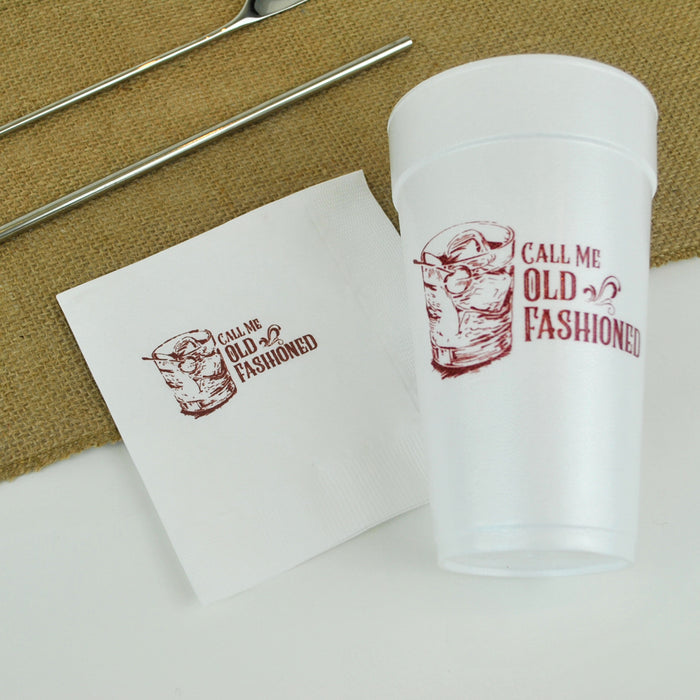 Call Me Old Fashioned Beverage Napkins