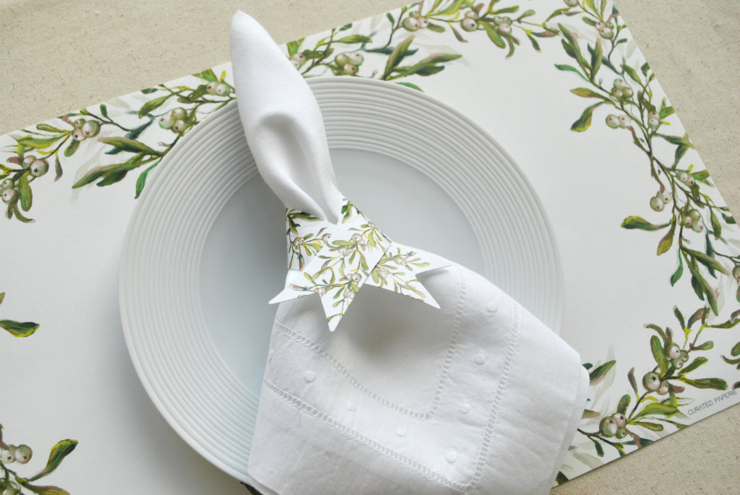 Holly Paper Placemats