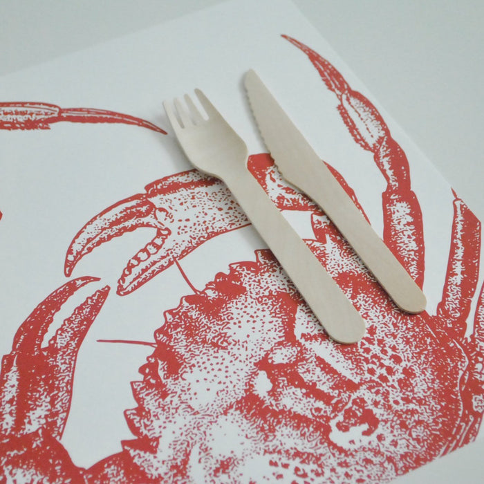 Crab Paper Placemats
