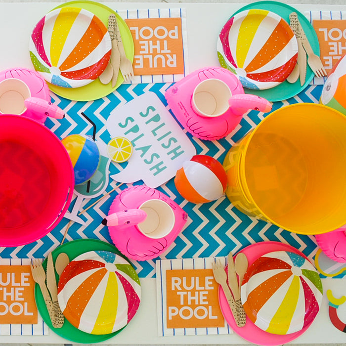 Rule the Pool Party - 8 Place Settings
