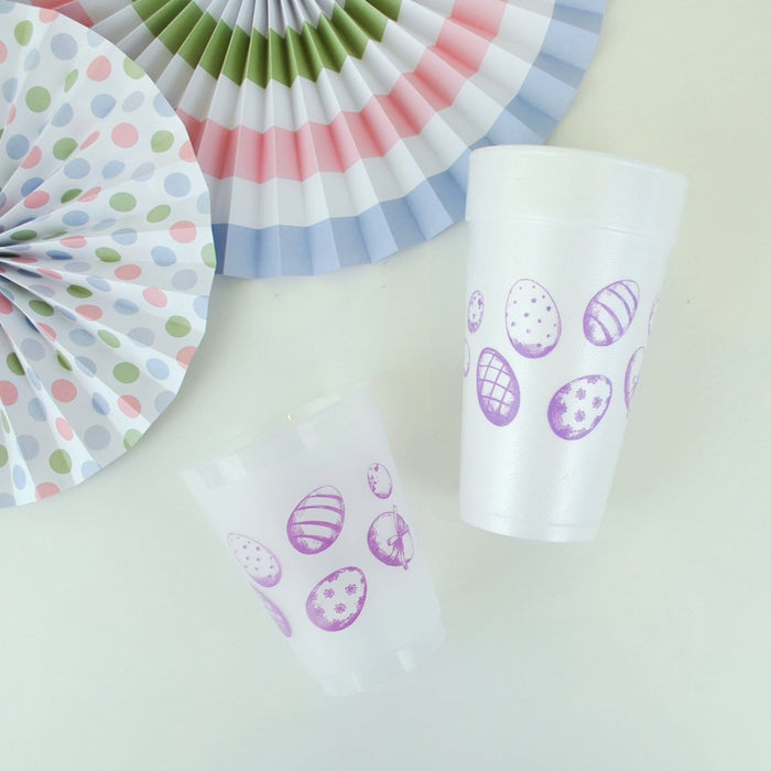 Easter Eggs Foam & Reusable Frosted Cups