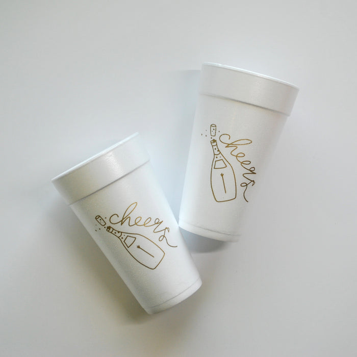 Cheers 20oz. Foam Cups | 10 pack