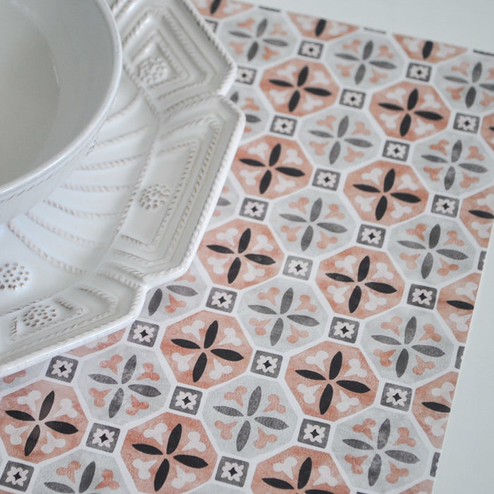 Mediterranean Pattern Paper Placemats