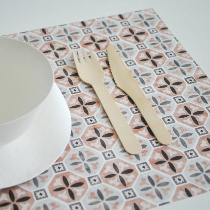Mediterranean Pattern Paper Placemats