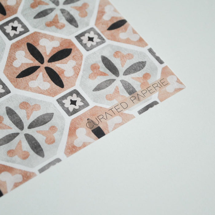 Mediterranean Pattern Paper Placemats