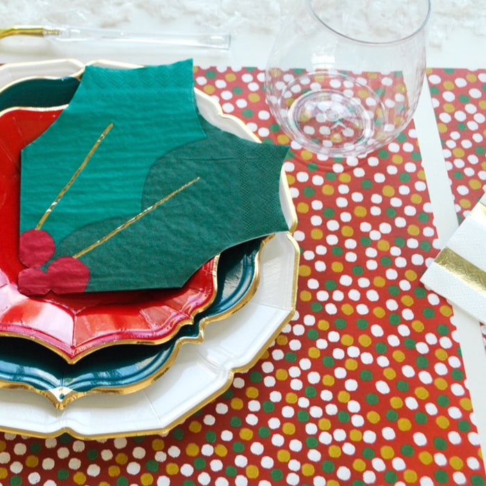 Holly Jolly Paper Placemats