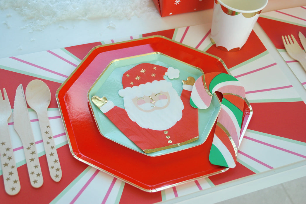 Here Comes Santa Christmas Party - 8 Place Settings
