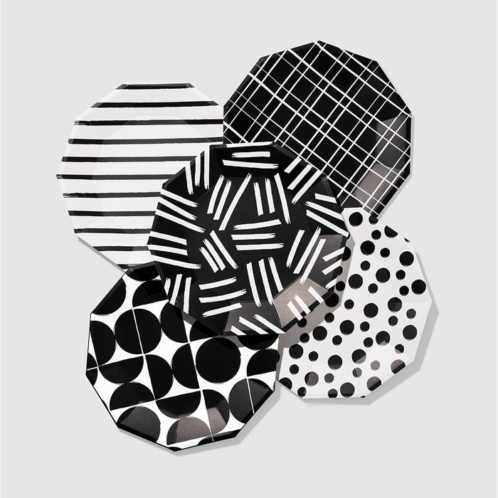 Dashes & Dots Dinner Plates