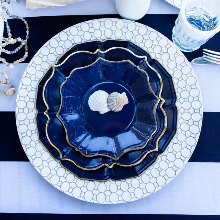 Navy Blue Dinner Paper Plates