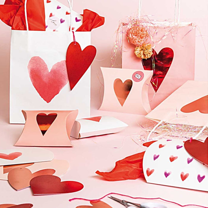Foil Heart Gift Boxes