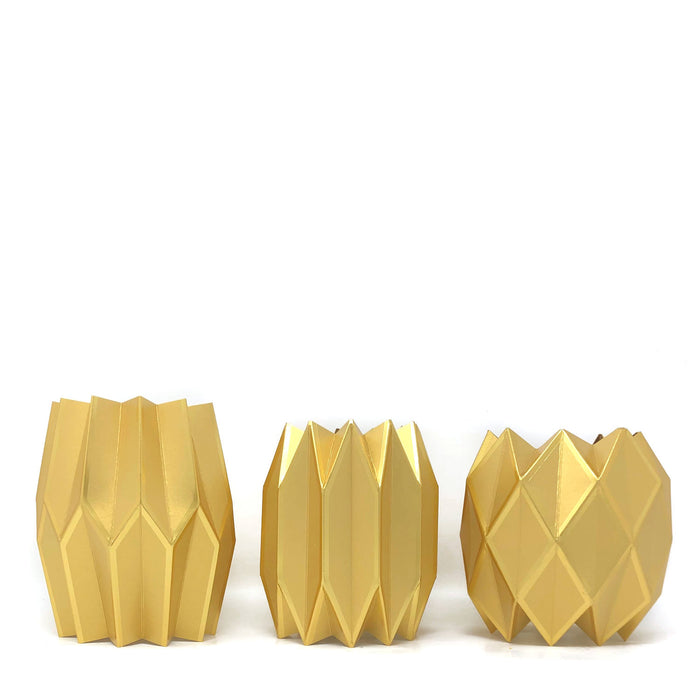 Gold Paper Vase Wrap