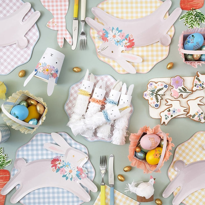 Leaping Bunny Dessert Paper Plates