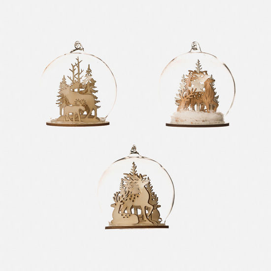 Deer/Moose Dome Ornament