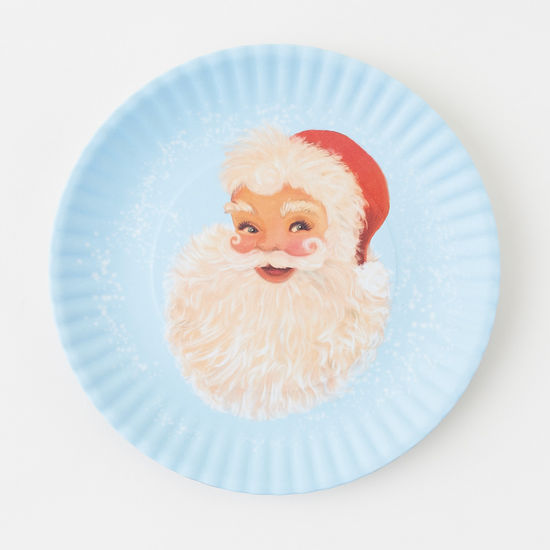 Retro Santa Melamine Serving Platter