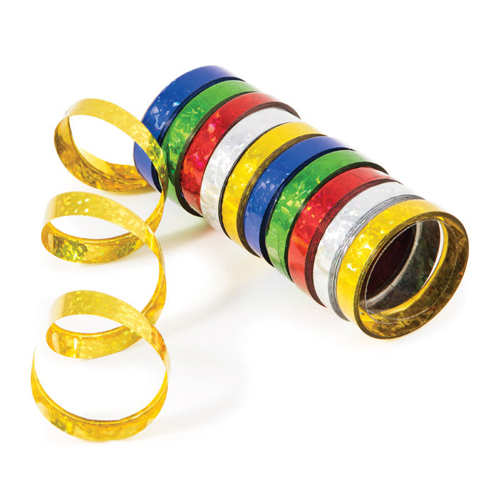 Multicolor Holographic Serpentine Streamers
