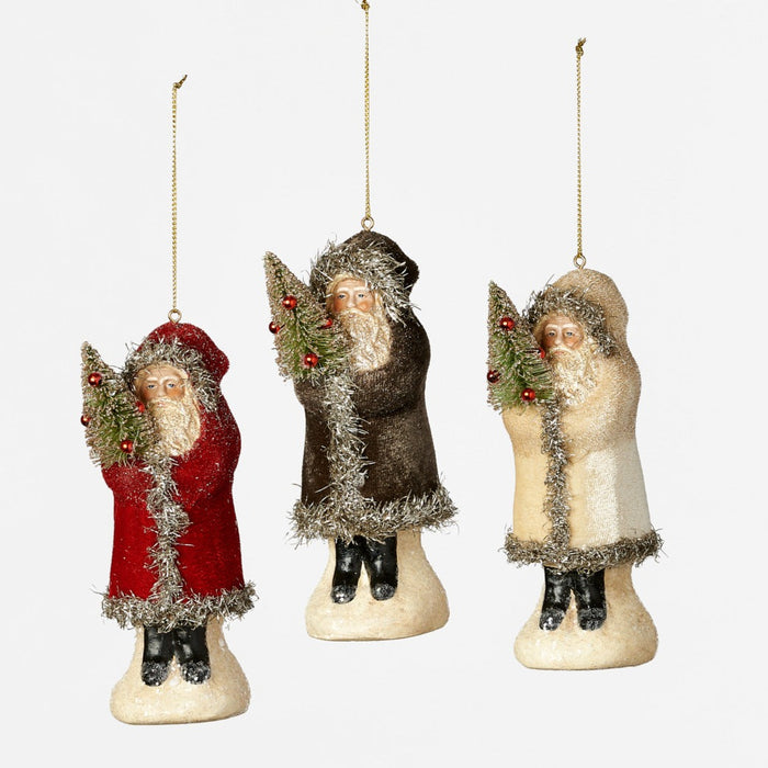 Velvet Belsnickle Ornaments