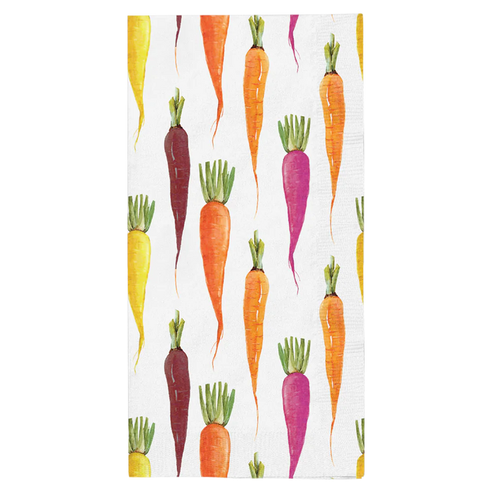 Watercolor Carrots Guest Towels