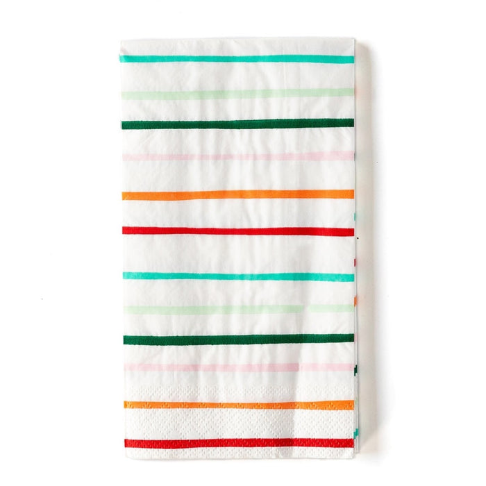 Bright Striped Whimsical Guest Towels