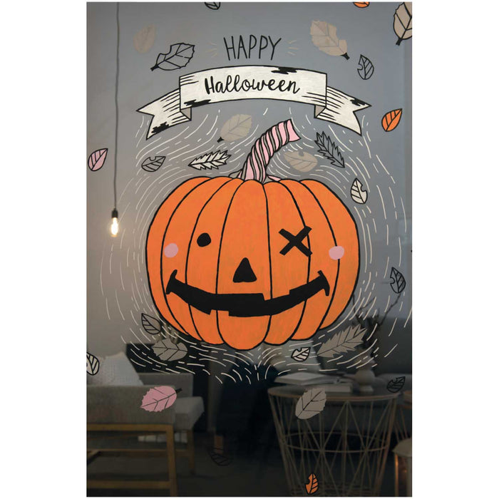 Halloween Window Chalk Art