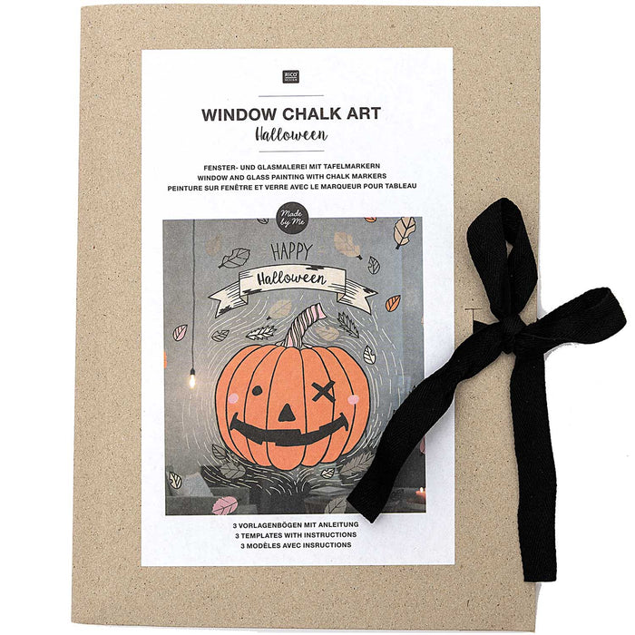 Halloween Window Chalk Art