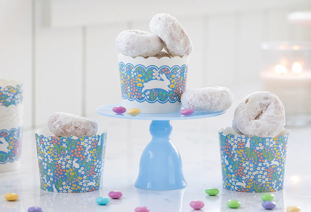 Happy Spring Bunny & Floral Food Cups