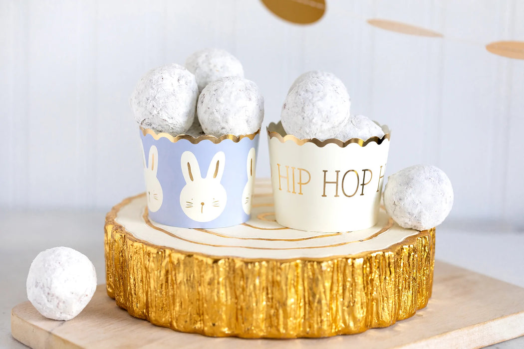 Hip Hop Bunnies with Gold Foil Food Cups