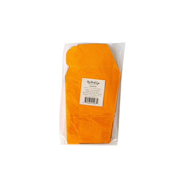 Skelly Coffin Beverage Napkins