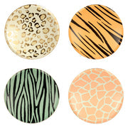 Safari Animal Print Dessert Paper Plates