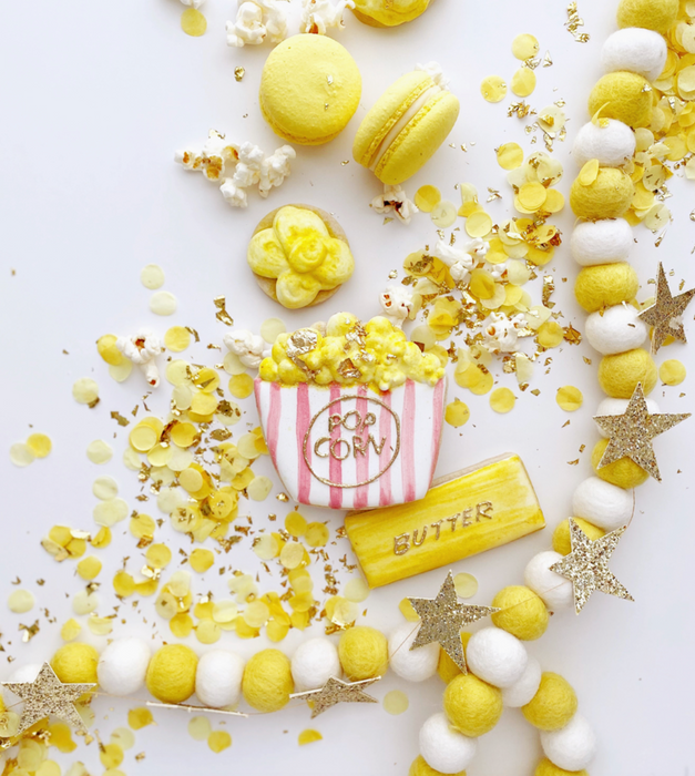 Popcorn Yellow Artisan Confetti