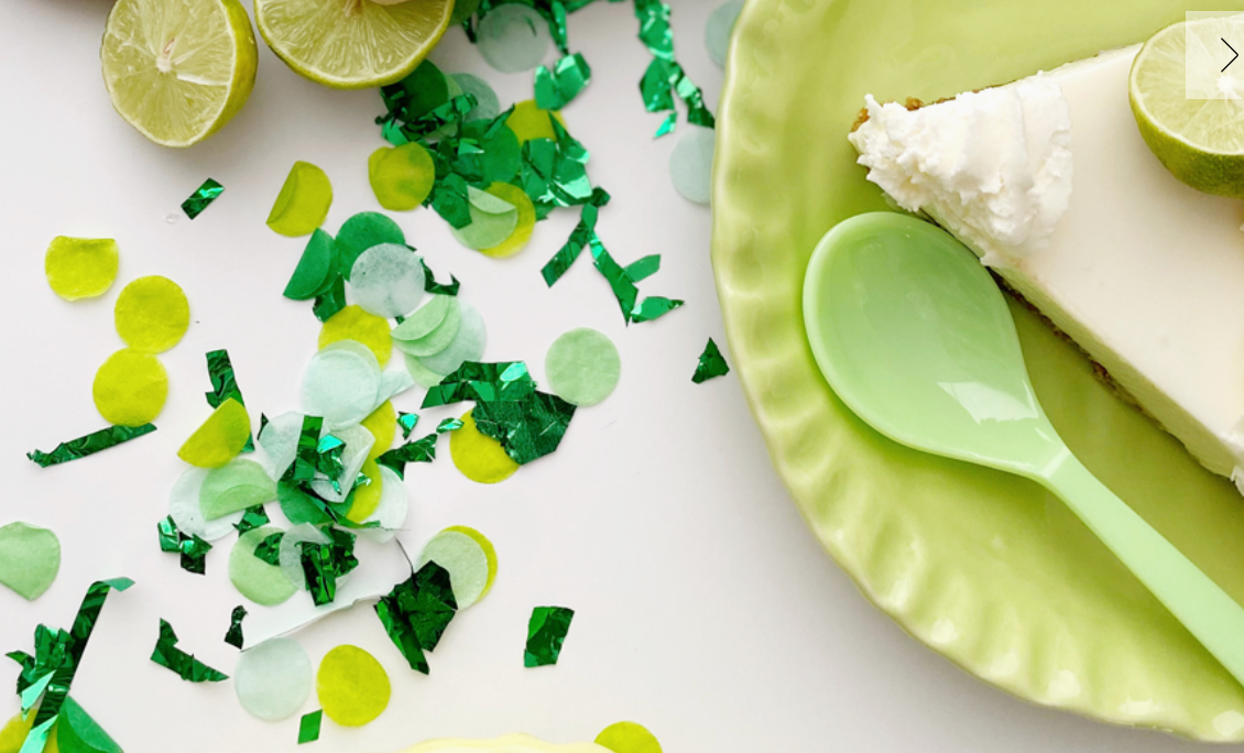 Key Lime Pie Green Artisan Confetti