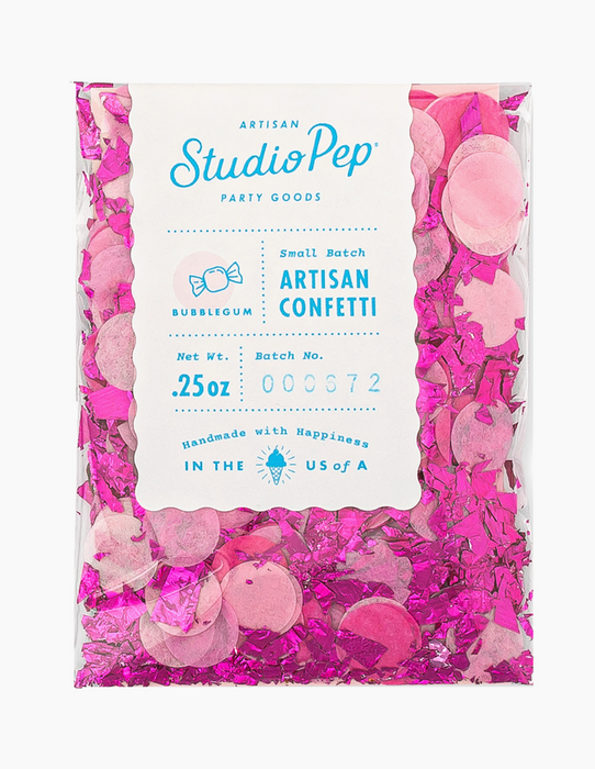 Bubblegum Pink Artisan Confetti