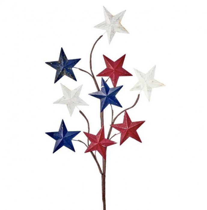 Metal Antique Country Stars Spray