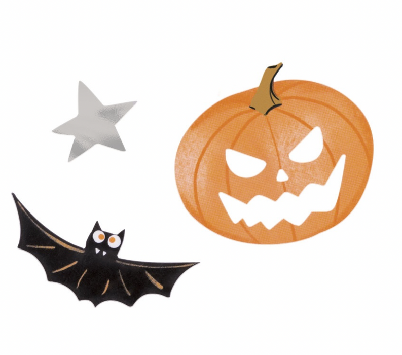 Bats & Boos Halloween Jumbo Foil Confetti