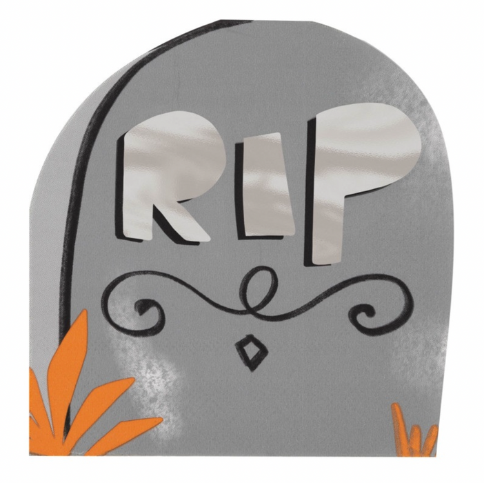 Halloween Tombstone Shaped Napkins