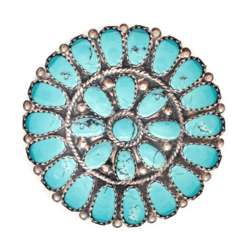 Turquoise Cluster Dessert Paper Plates