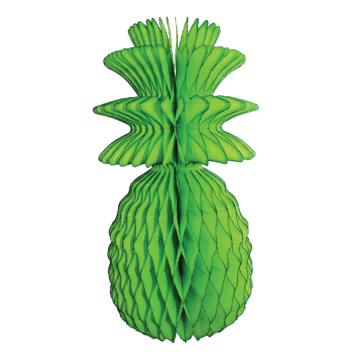 Lime Green Pineapple Honeycomb Decoration