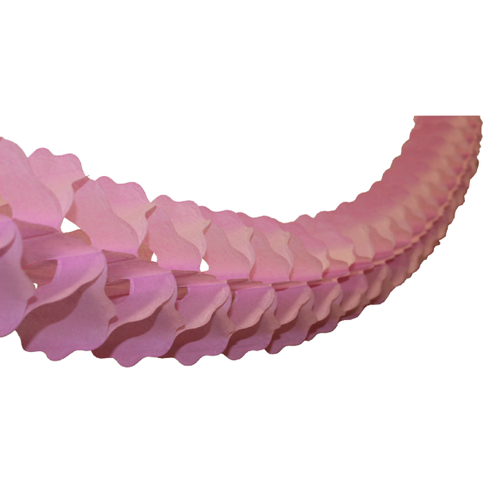 Dusty Rose Oval Tissue Paper Garland