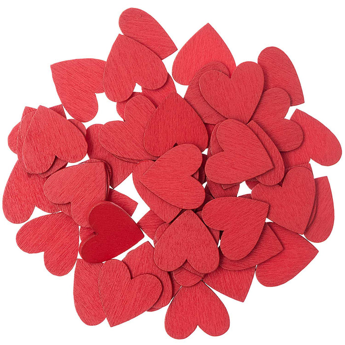 Red Heart Wooden Confetti
