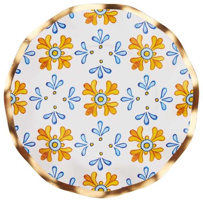 Moroccan Tile Dessert Paper Plates