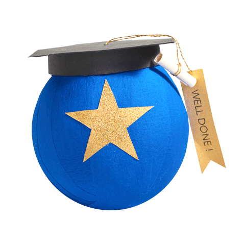 Graduation Cap Surprise Ball