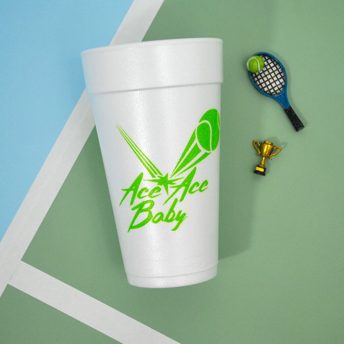 Ace Ace Baby Tennis Foam/Frosted Cups