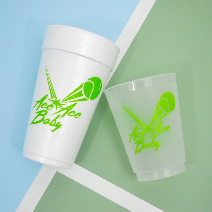 Ace Ace Baby Tennis Foam/Frosted Cups
